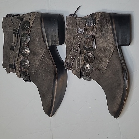 Naughty Monkey Leather Anchorage Ankle Booties 6.5 - Picture 3 of 16